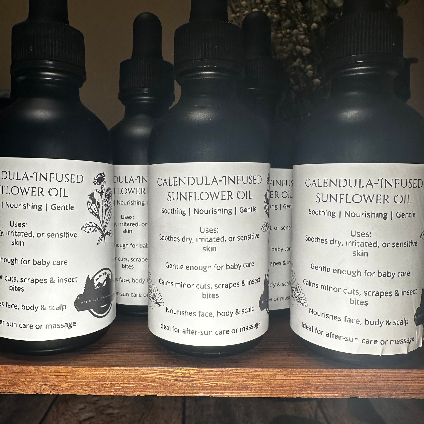 Calendula-Infused Sunflower Oil