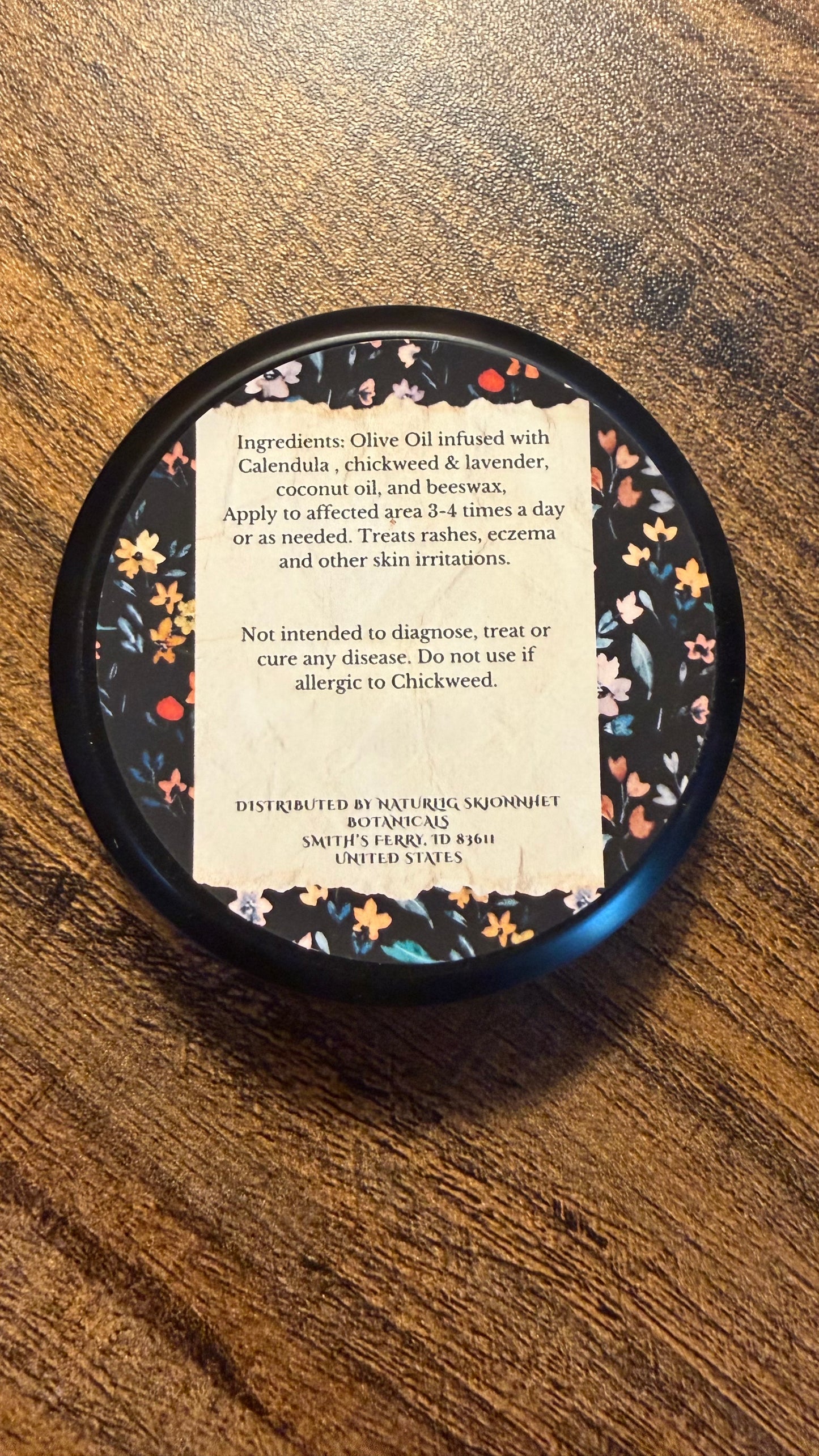 Botanical Rash Relief Salve